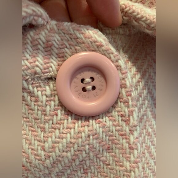 Forever 21 Dusty Pink Wool Coat - Picture 4 of 14